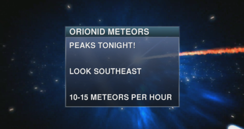 Orionid Meteor Shower Hitting Her Stride!